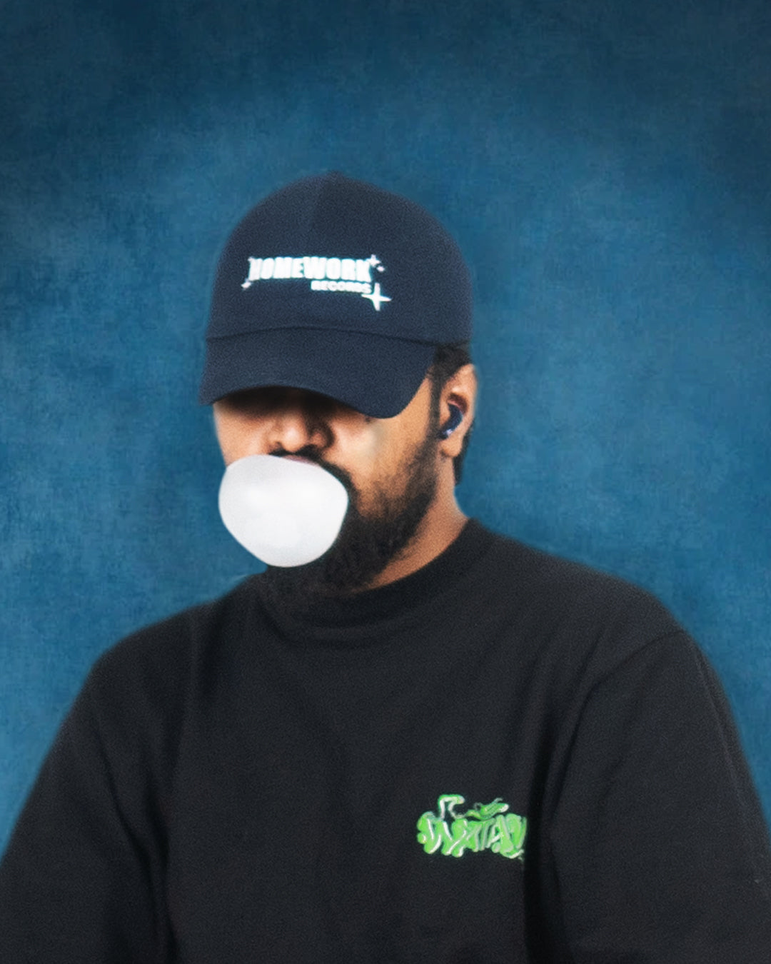 3.Shelley Cap (aka Shimmering Cap) -NAVY